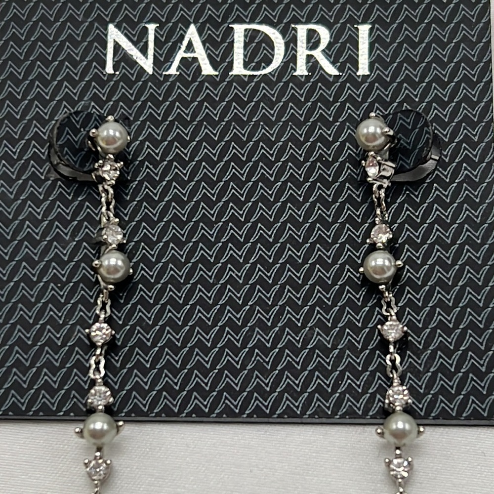 NWT Nadri CZ Earrings